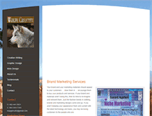 Tablet Screenshot of jenwolfecreative.com